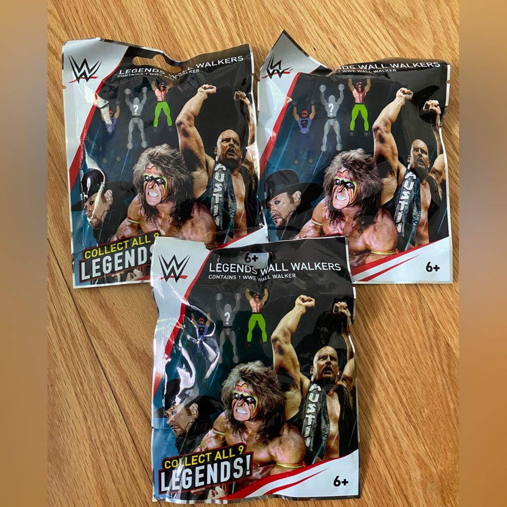 3 Wwe blindpacks legends